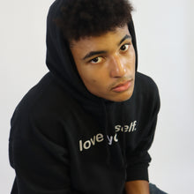 Load image into Gallery viewer, Love Yourself Hoodie In Black