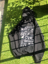 Load image into Gallery viewer, Love Yourself Hoodie In Black
