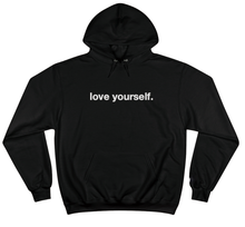 Load image into Gallery viewer, Love Yourself Hoodie In Black

